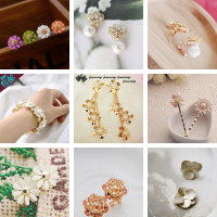 韩风甜美发饰 手工花朵胸花包与蜈蚣辫的浪漫邂逅