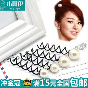 韩风珍珠螺旋夹 优雅盘发，旋转间绽放璀璨魅力